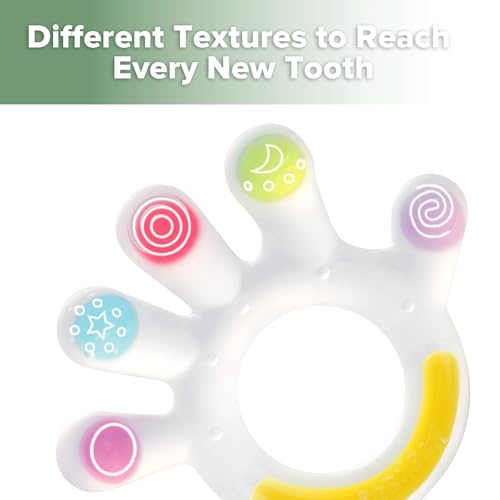 Silicone Baby Teether & Security Blanket for Teething Relief