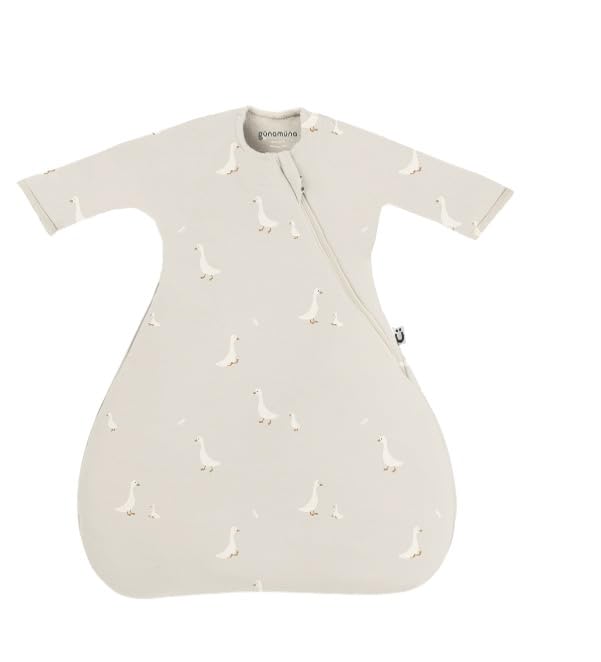 Long-Sleeve Transitional Baby Swaddle Sleep Bag with Easy Diaper Access