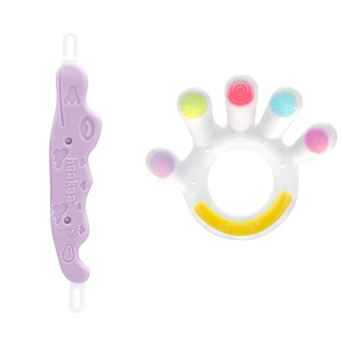 Silicone Baby Teether with Baby Nose & Ear Cleaning Tool Set