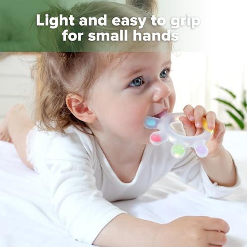 Silicone Baby Teether with Baby Nose & Ear Cleaning Tool Set