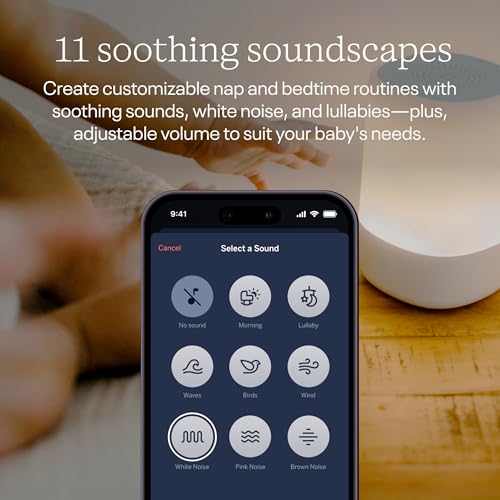 Nanit Sound & Light Smart Baby Night Light and Sound Machine - WiFi