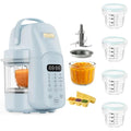 SosekiBaby Tutto Baby Food Maker(Blue) & Baby Food Storage Containers Set