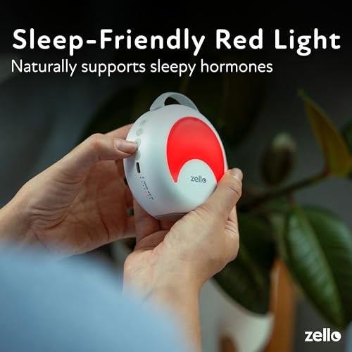 Portable White Noise Machine with Night Light & Rechargeable Battery