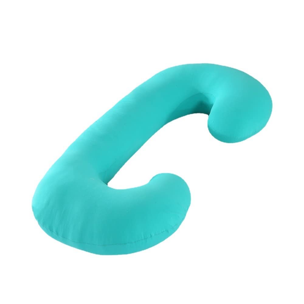 Pregnancy C-Shaped Maternity Body Pillow for Tummy, Leg & Hip Support 140 × 75 cm