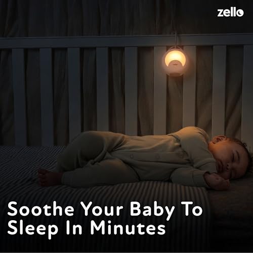 Portable White Noise Machine with Night Light & Rechargeable Battery