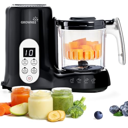 Grownsy Baby Food Maker, Steamer & Blender Baby Food Processor