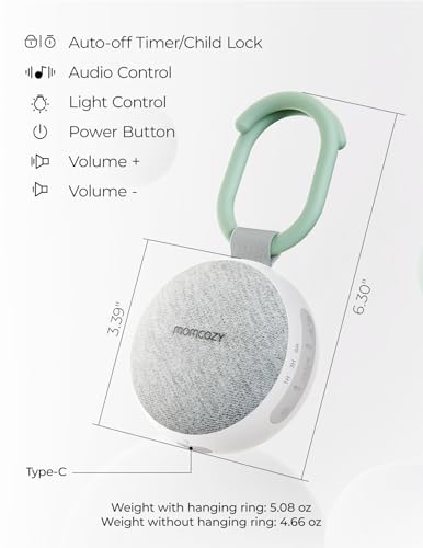 Portable Baby Sound Machine & White Noise Sleep Bundle