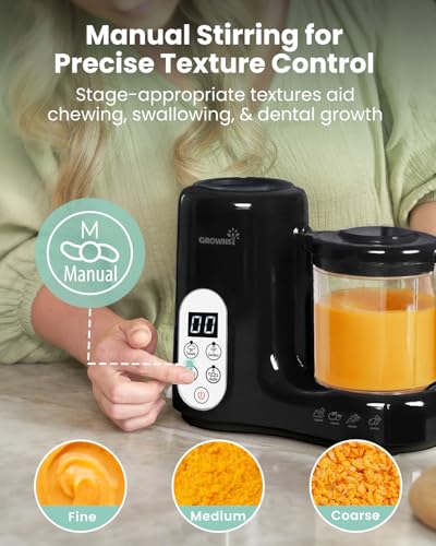 Grownsy Baby Food Maker, Steamer & Blender Baby Food Processor