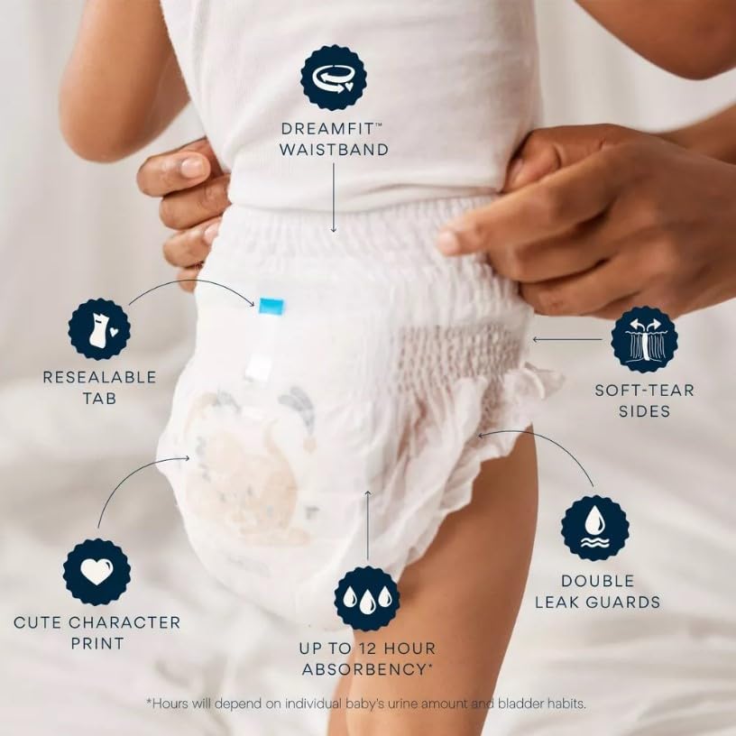 Milliee_Moon Training Pants, Size 3T-4T, 66 Count