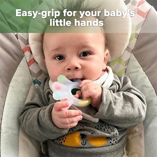 Silicone Baby Teether with Baby Nose & Ear Cleaning Tool Set