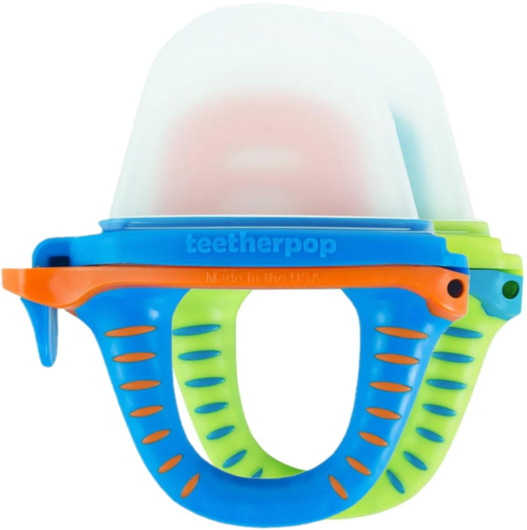 Fillable Silicone Baby Teether for Frozen Breast Milk & Purées