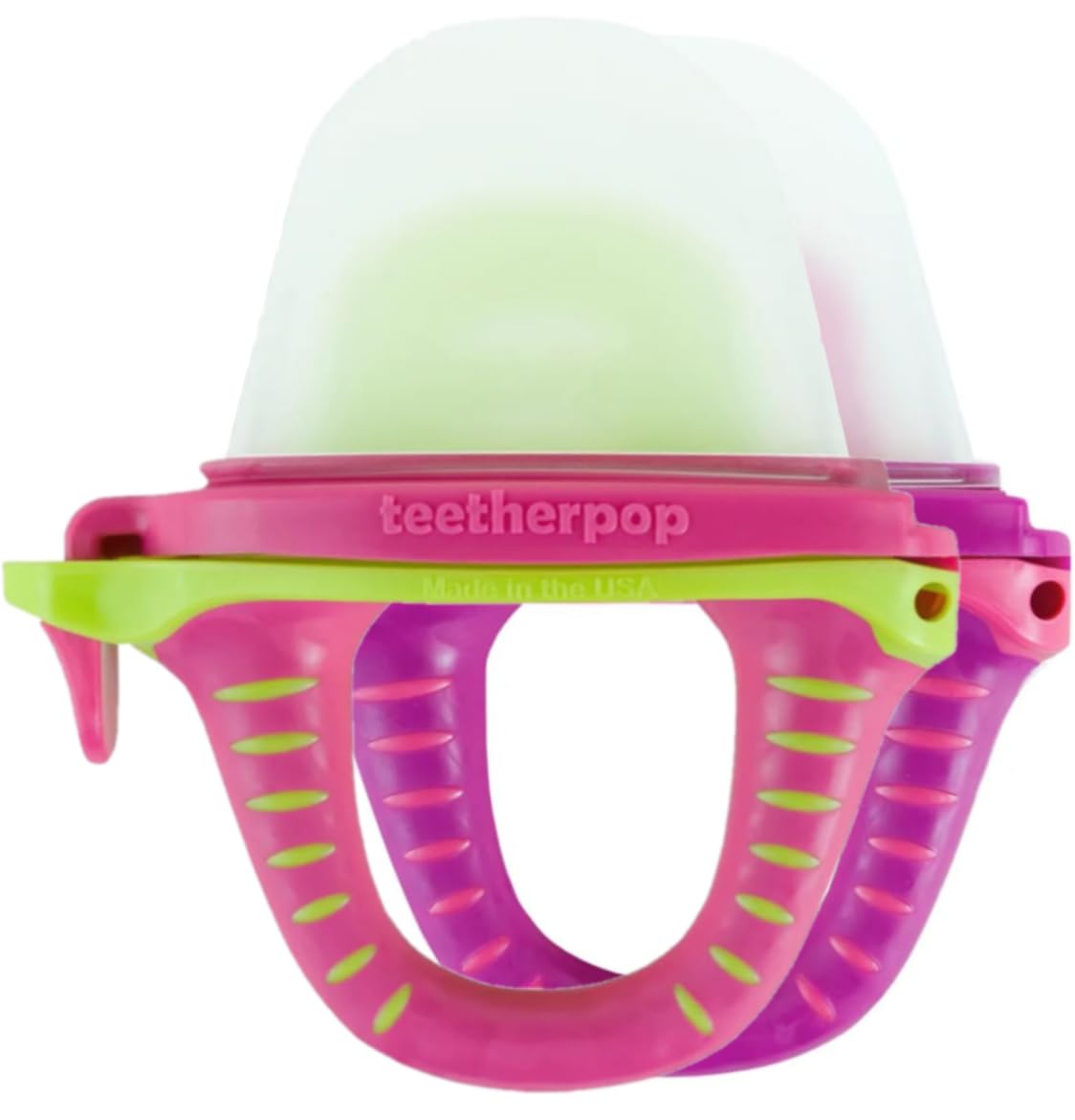 Fillable Silicone Baby Teether for Frozen Breast Milk & Purées