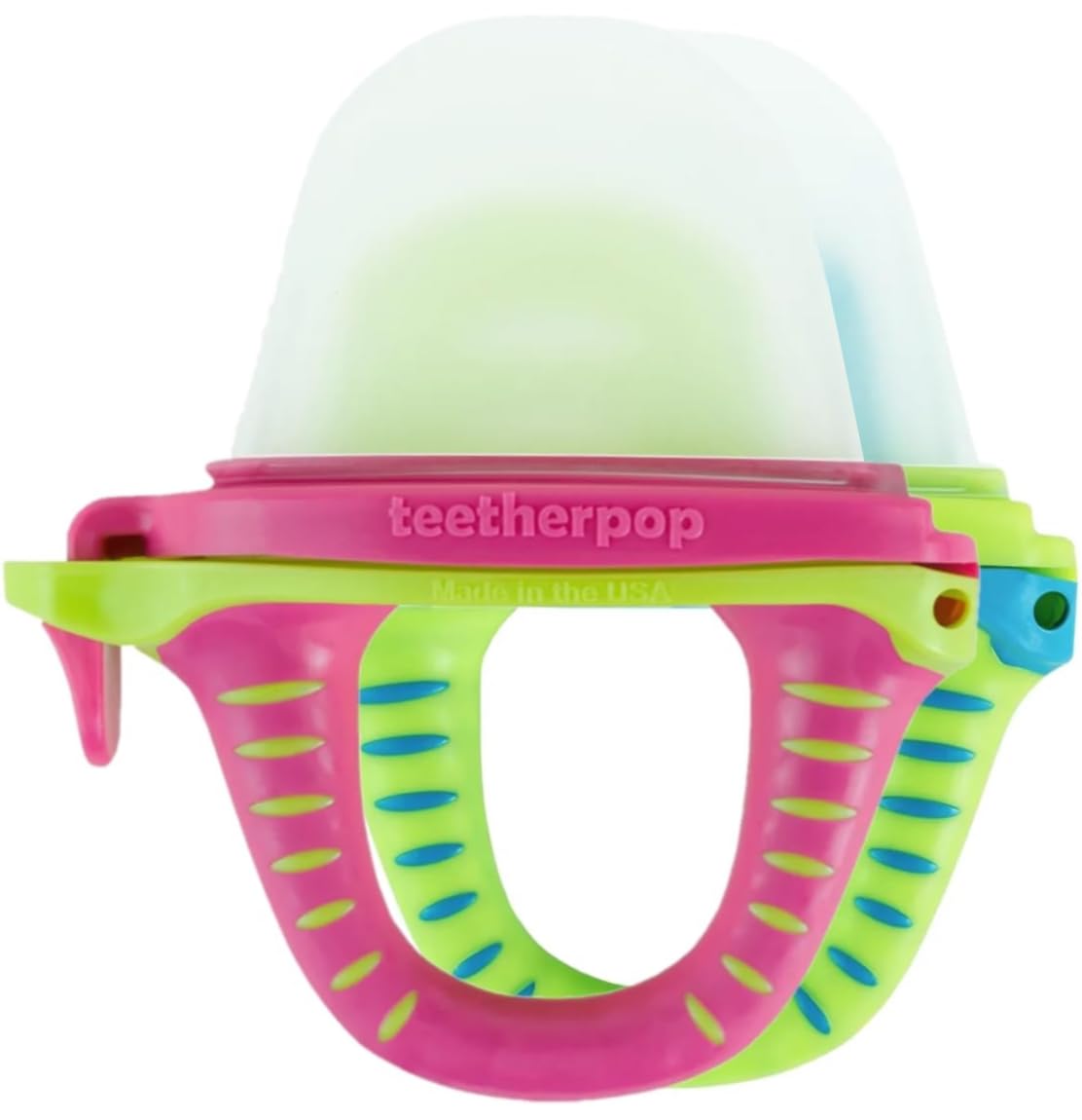 Fillable Silicone Baby Teether for Frozen Breast Milk & Purées