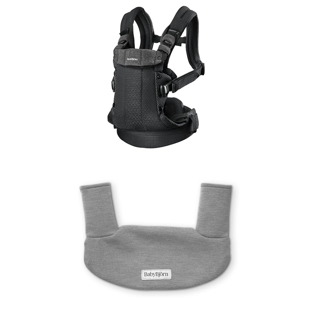 Baby Carrier with Soft Jersey Bib Bundle