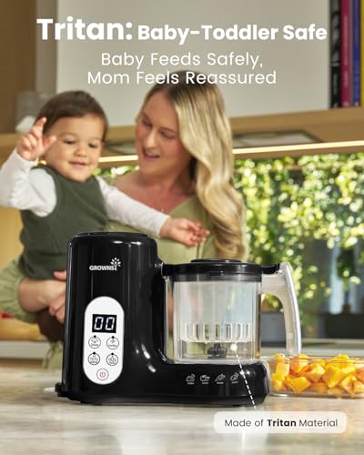 Grownsy Baby Food Maker, Steamer & Blender Baby Food Processor