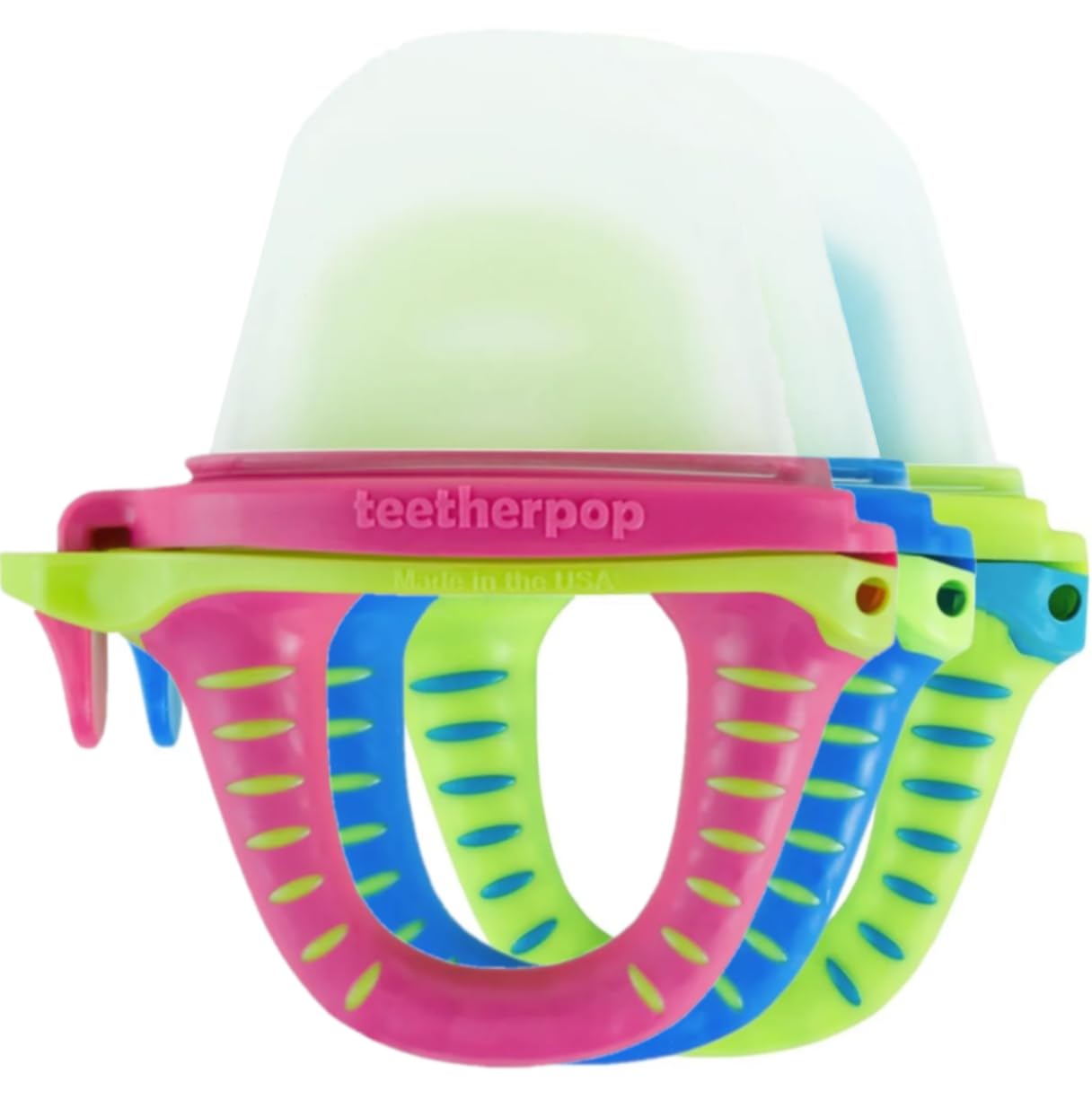 Fillable Silicone Baby Teether for Frozen Breast Milk & Purées