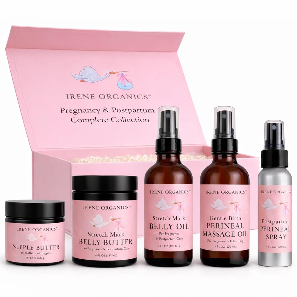 Organic Belly Balm & Body Oil for Pregnancy Stretch Mark Care