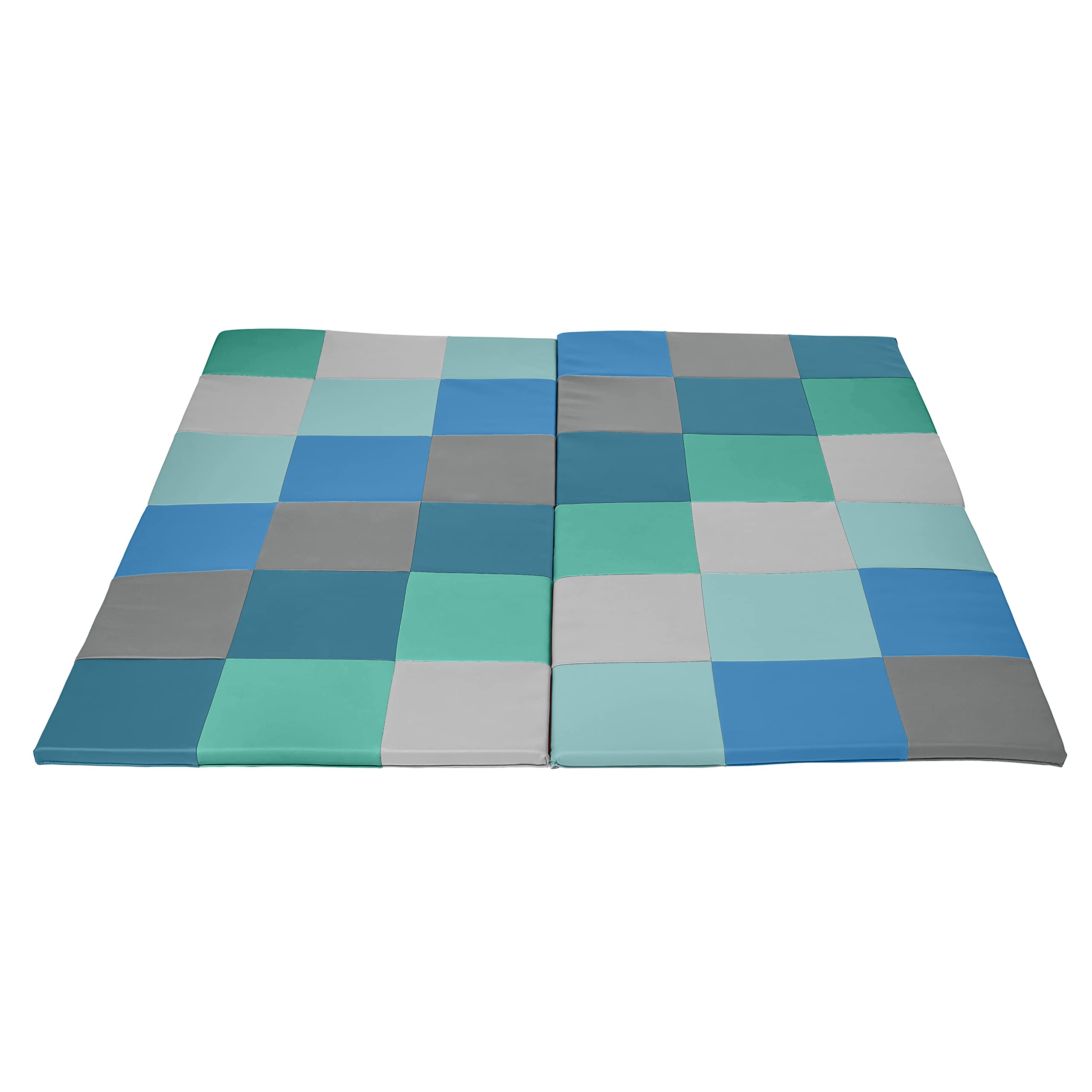 ECR4Kids SoftZone Patchwork Activity Mat, Folding