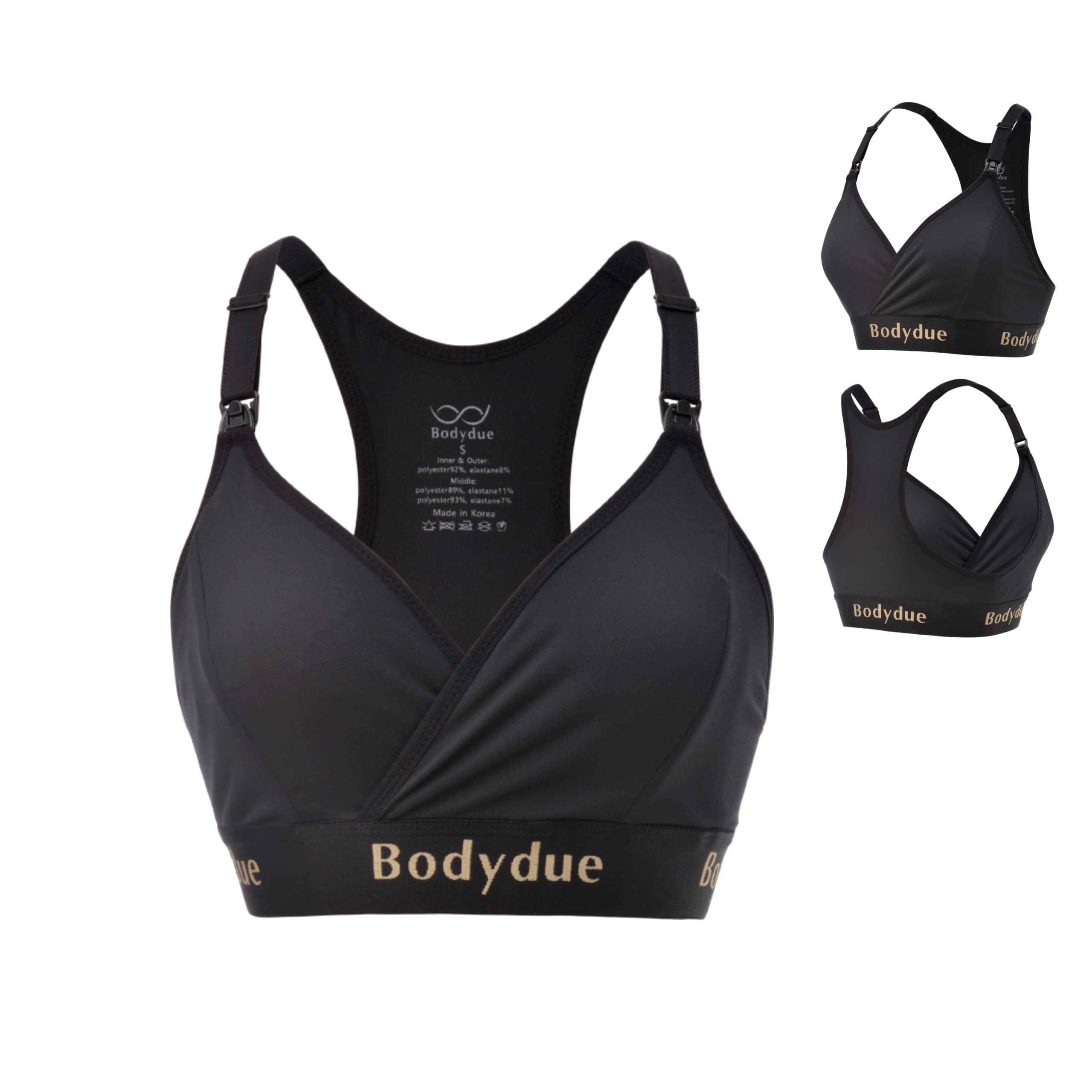 Wireless Full Coverage Nursing Bra for Easy Breastfeeding