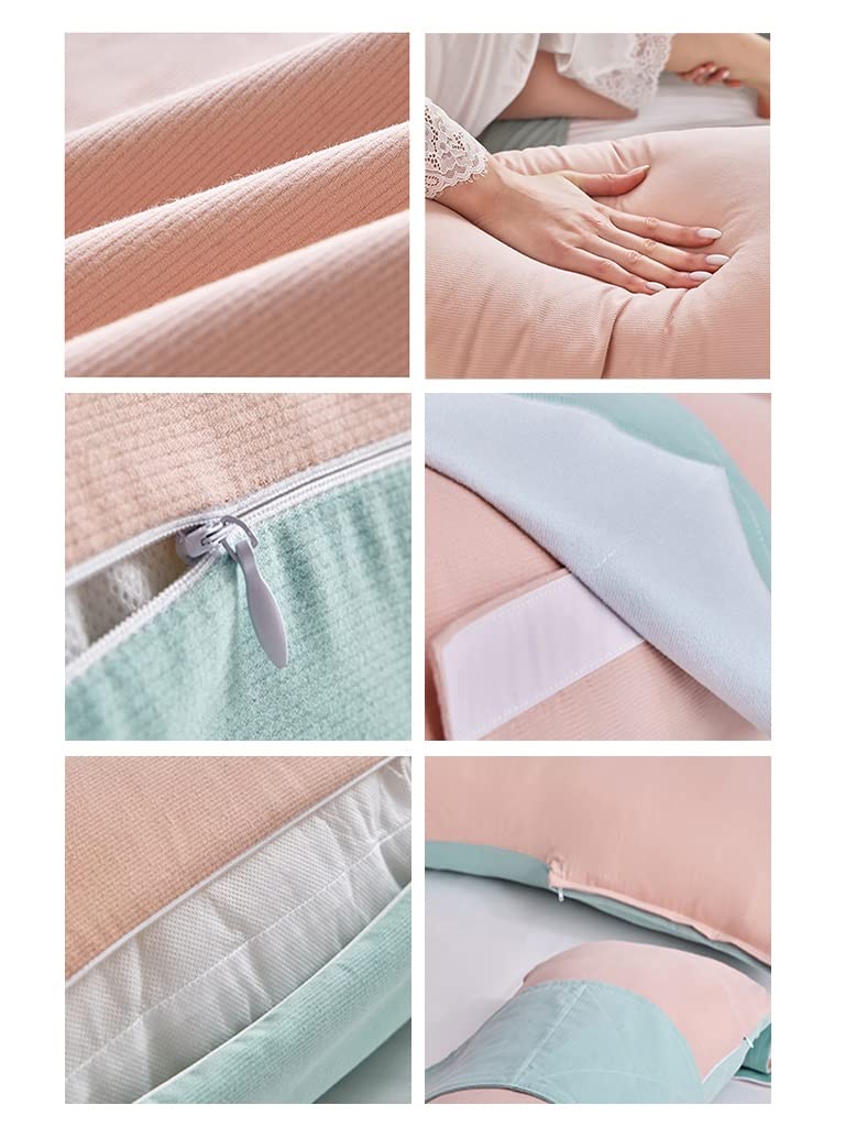 U-Shaped Maternity Body Pillow for Belly, Back & Leg Support 180 × 80 cm
