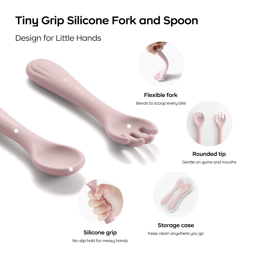 Little Savor Silicone Baby Feeding Set