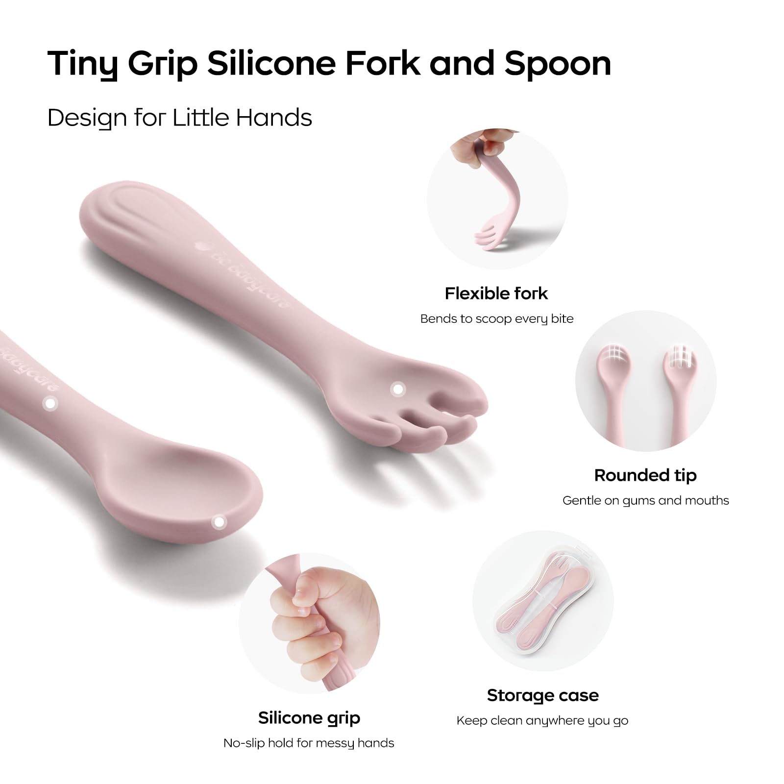 Little Savor Silicone Baby Feeding Set