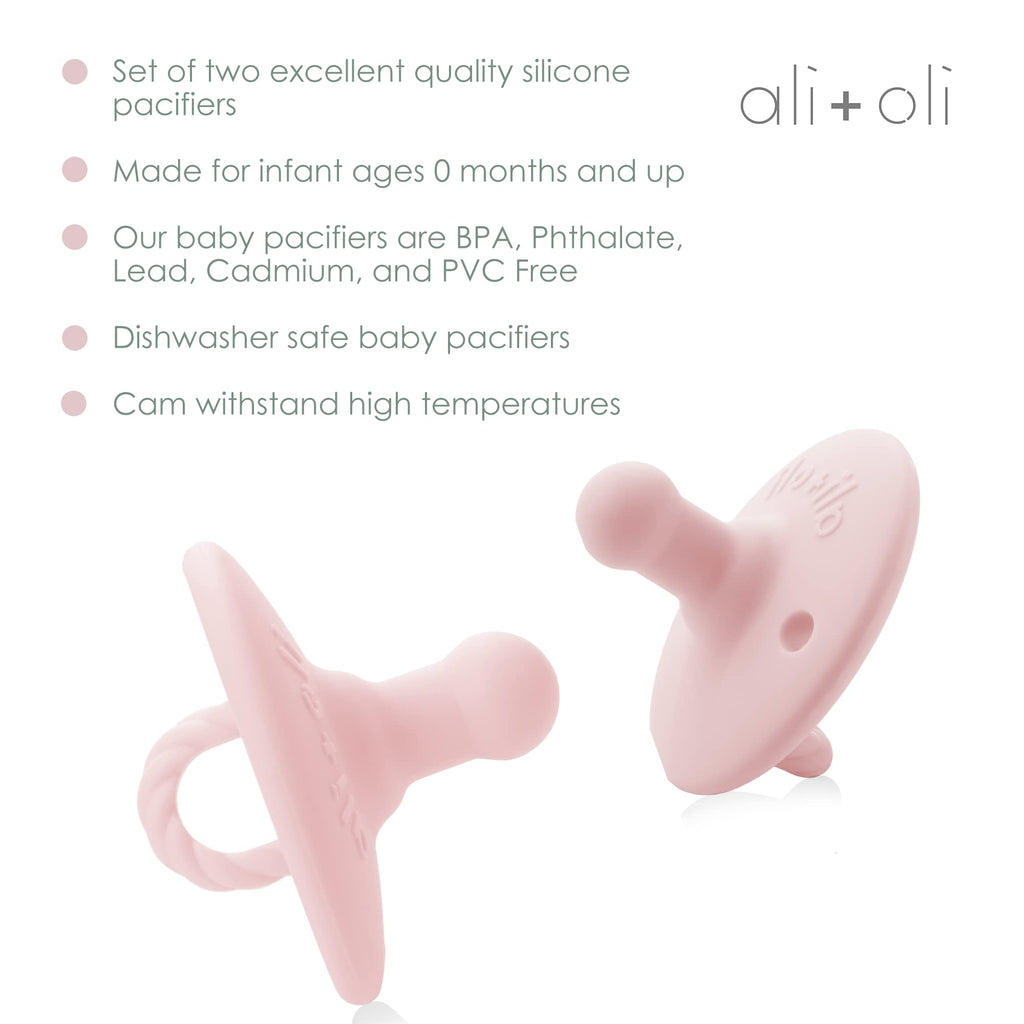 Silicone Pacifier Gift Set with Pacifier, Clip & Storage Case