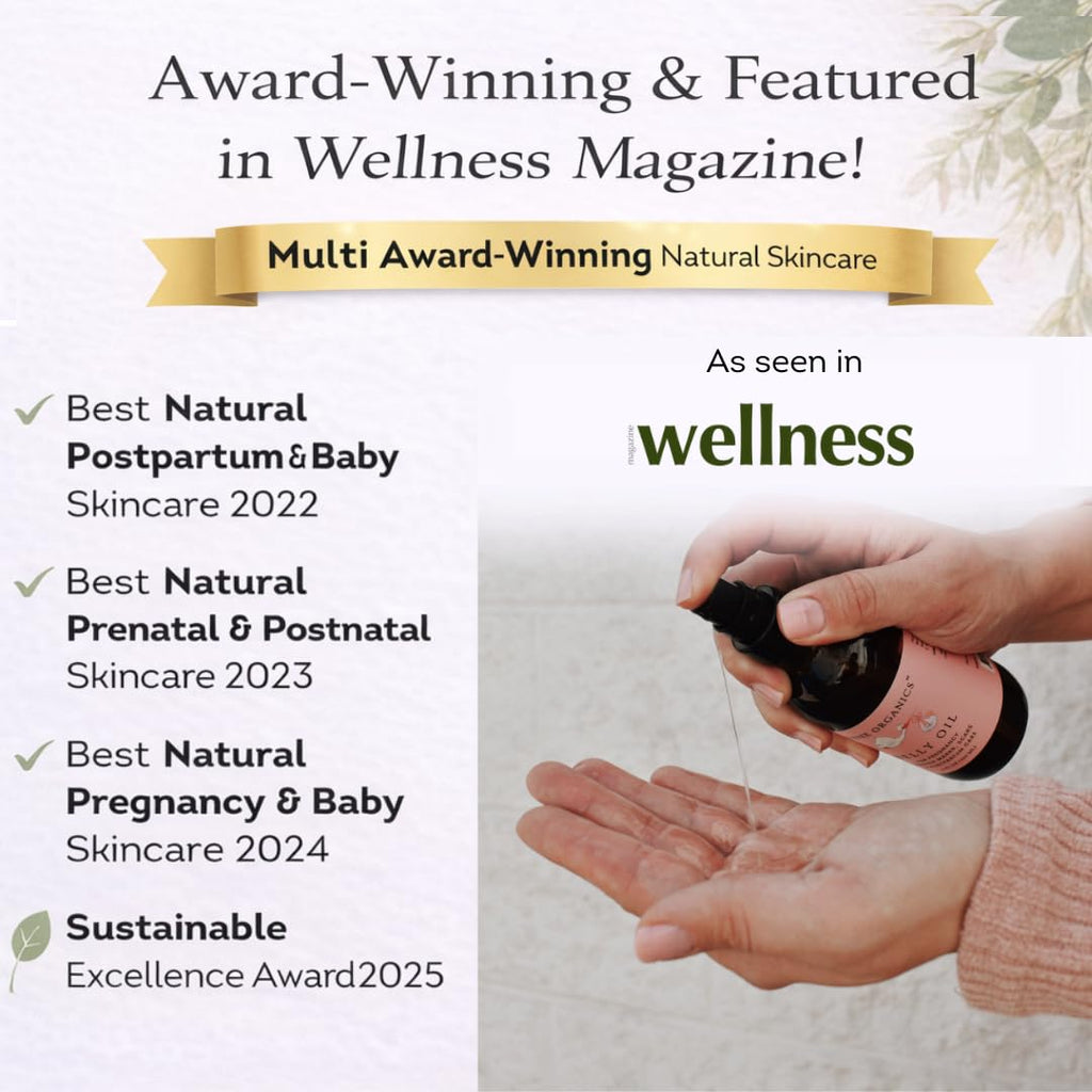 Organic Belly Balm & Body Oil for Pregnancy Stretch Mark Care