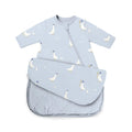 Long-Sleeve Transitional Baby Swaddle Sleep Bag with Easy Diaper Access