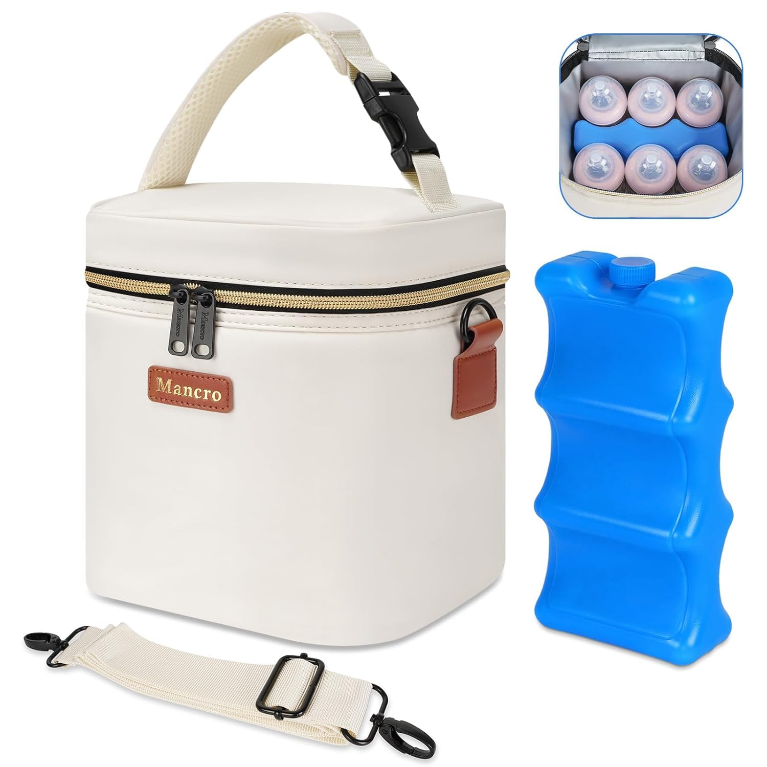 Mancro bottle tote bag