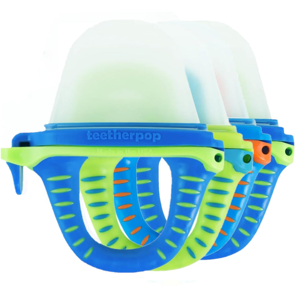 Fillable Silicone Baby Teether for Frozen Breast Milk & Purées