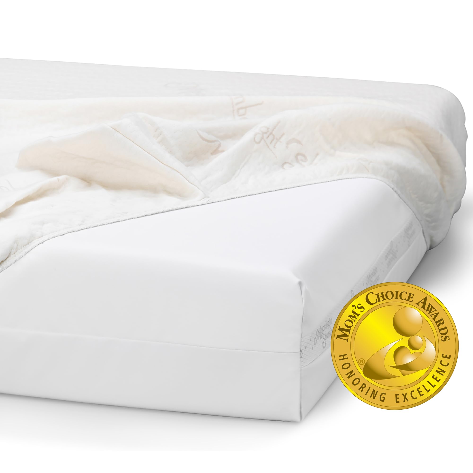 Waterproof Plush Cotton Crib Mattress Cover, Hypoallergenic