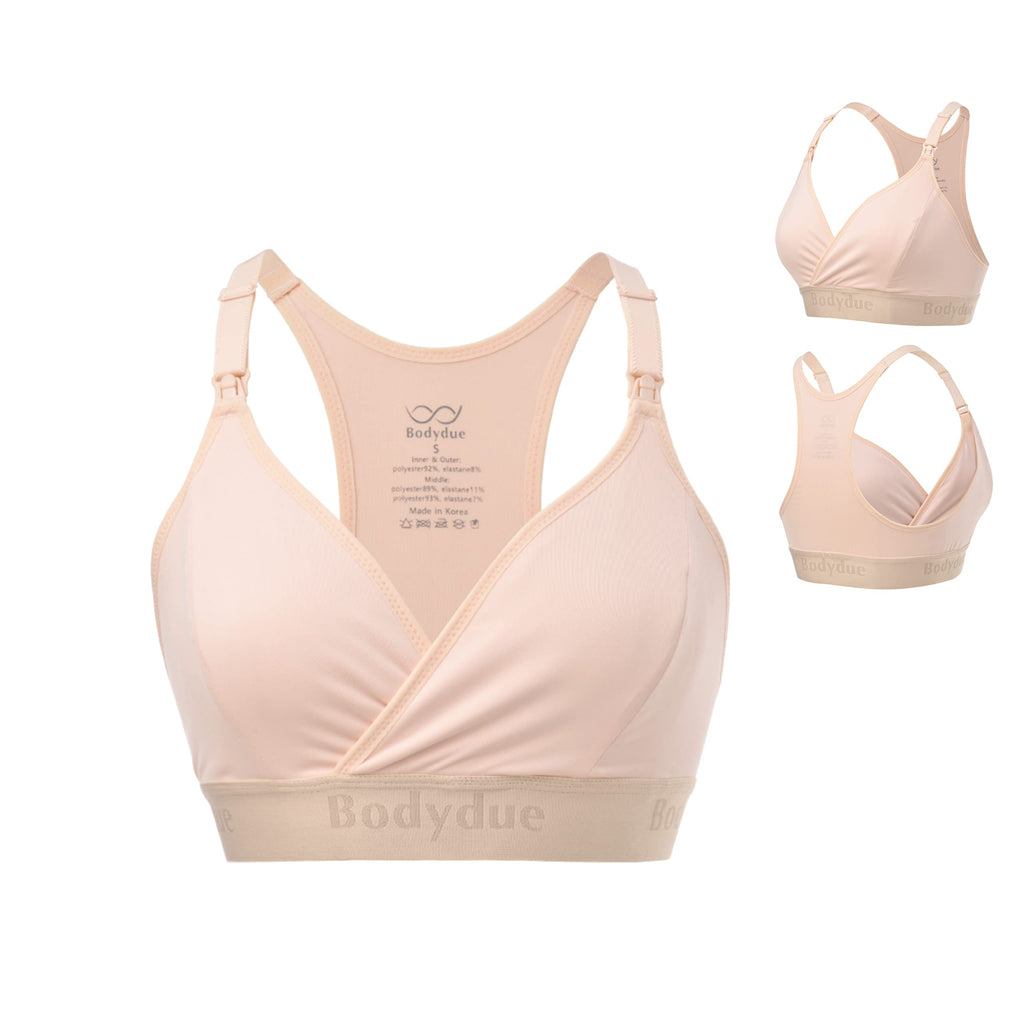 Wireless Full Coverage Nursing Bra for Easy Breastfeeding