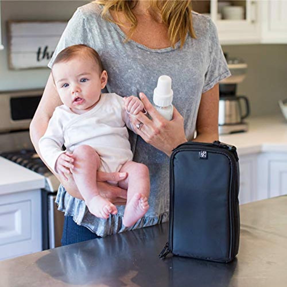 Insulated Baby Bottle & Breast Milk Cooler Travel Bag