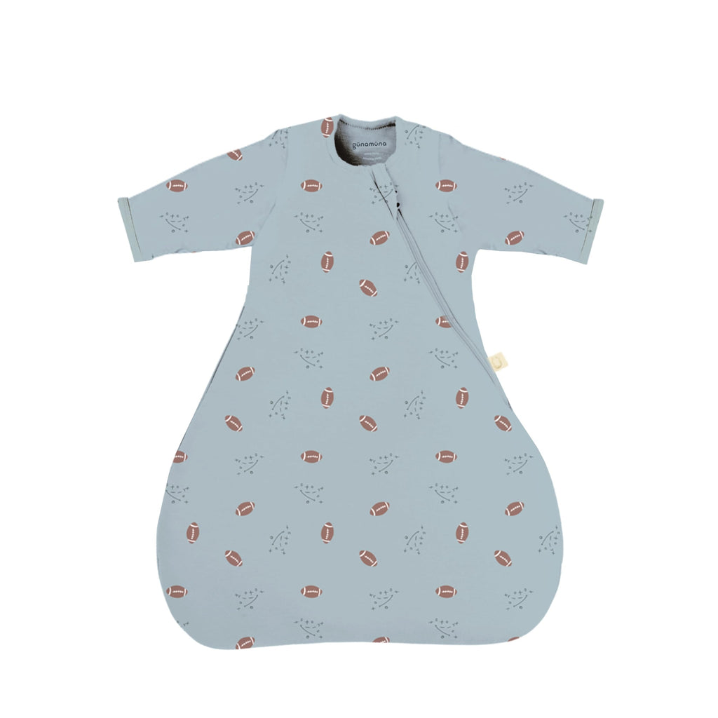 Long-Sleeve Transitional Baby Swaddle Sleep Bag with Easy Diaper Access