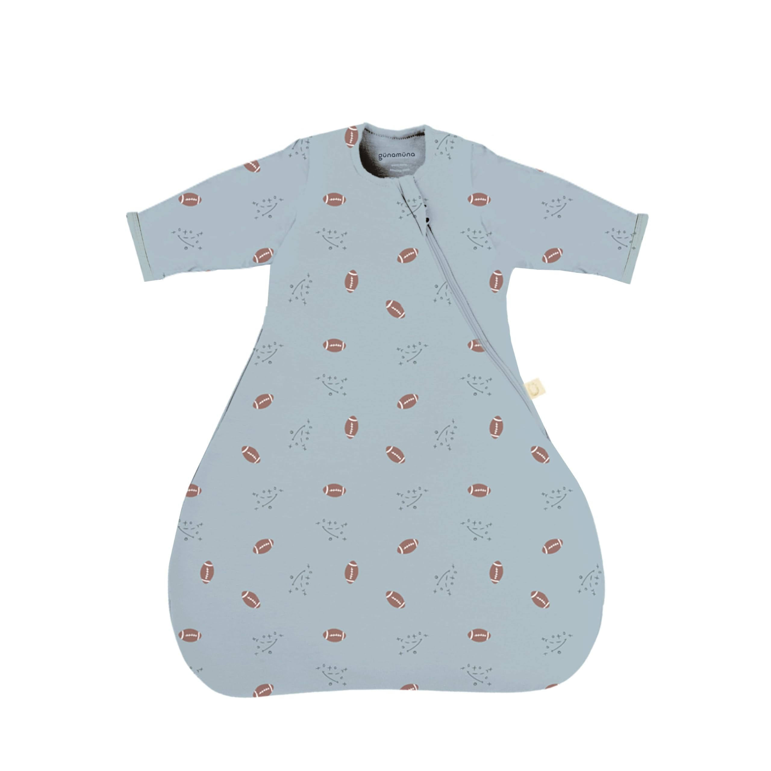 Long-Sleeve Transitional Baby Swaddle Sleep Bag with Easy Diaper Access