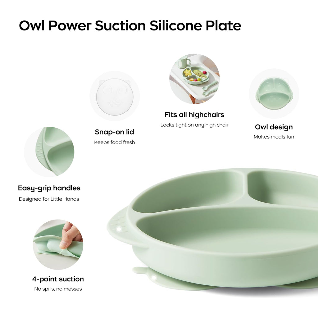 Little Savor Silicone Baby Feeding Set