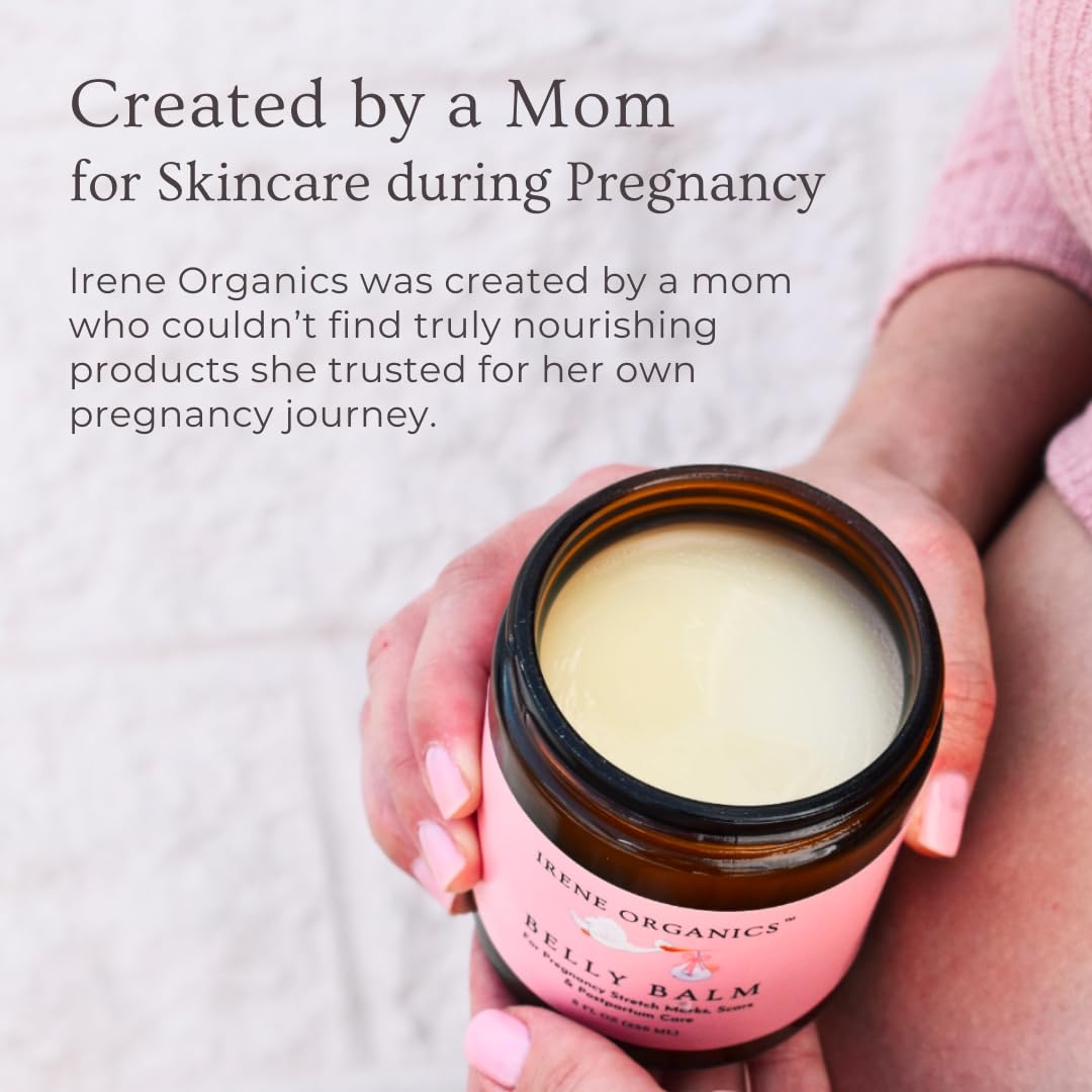 Organic Belly Balm & Body Oil for Pregnancy Stretch Mark Care