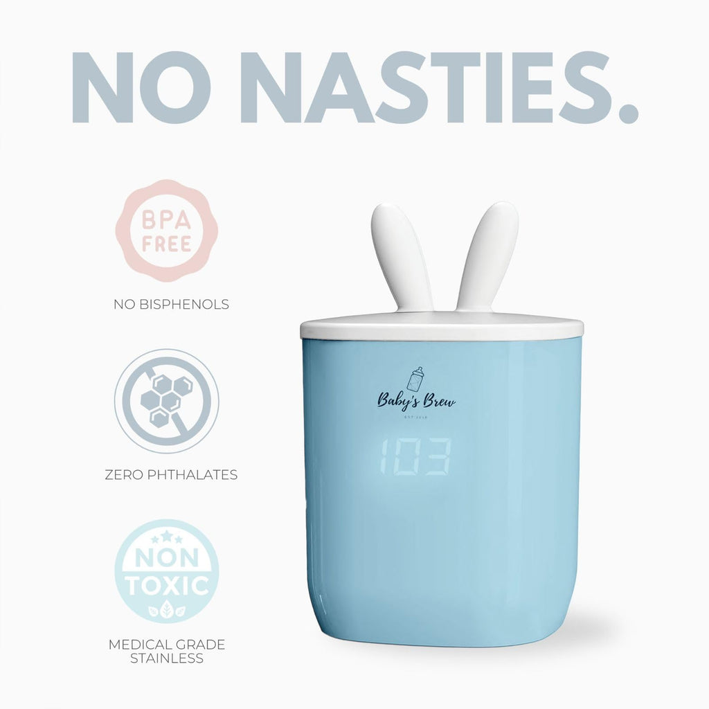 Portable Rechargeable Baby Bottle Warmer for Breast Milk & Formula