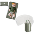 Portable Baby Changing Pad with Reusable Cotton Baby Wipes