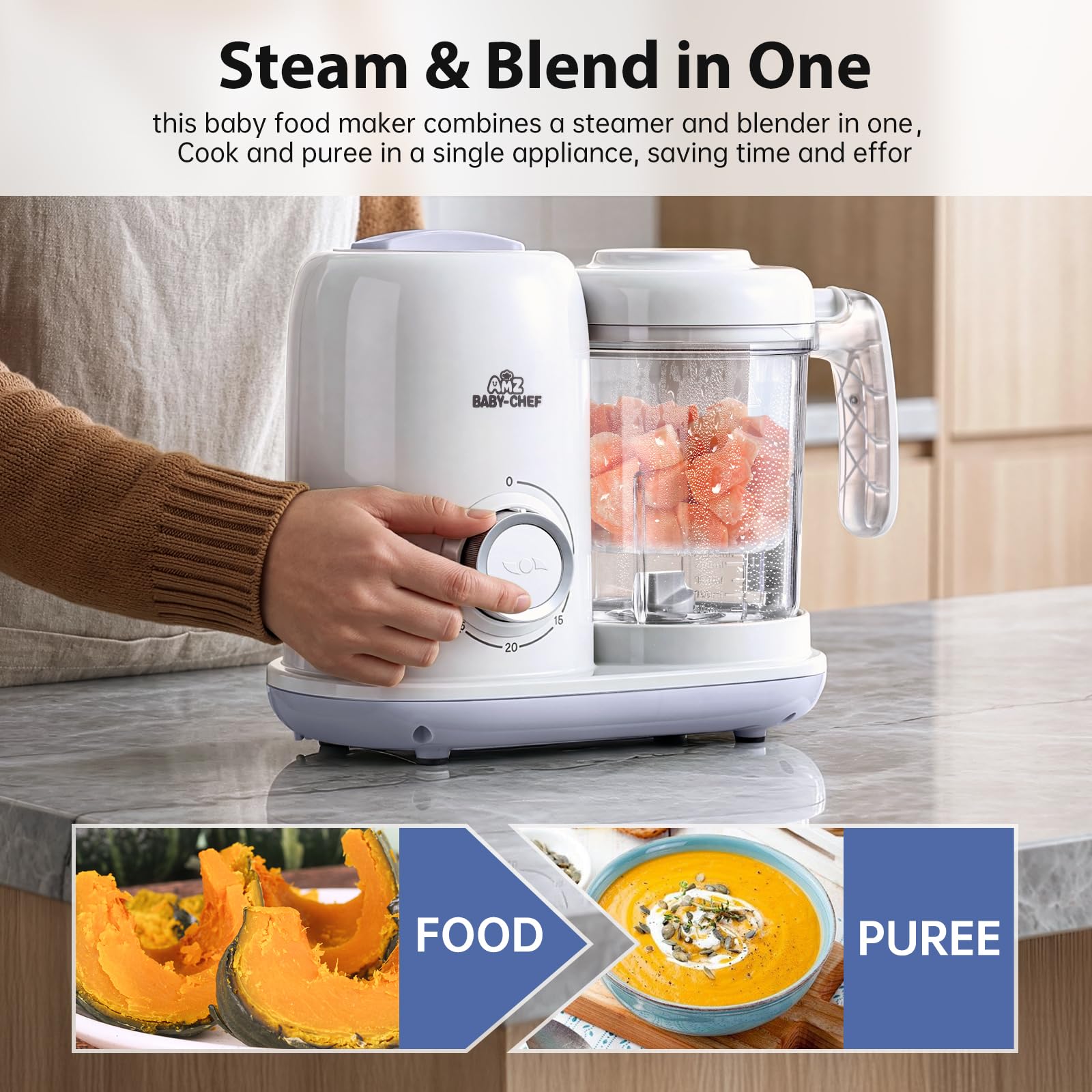 4-in-1 Baby Food Maker & Breast Milk Storage Bundle