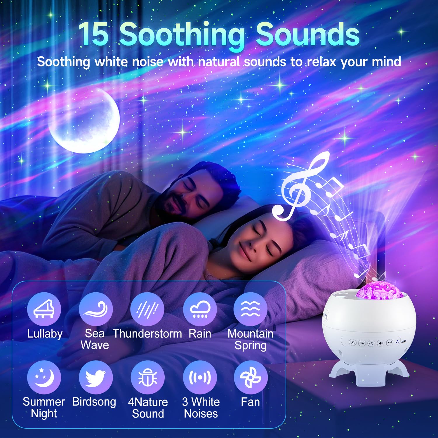 COOLNIGHT Portable Sleeping 5.3 Speaker