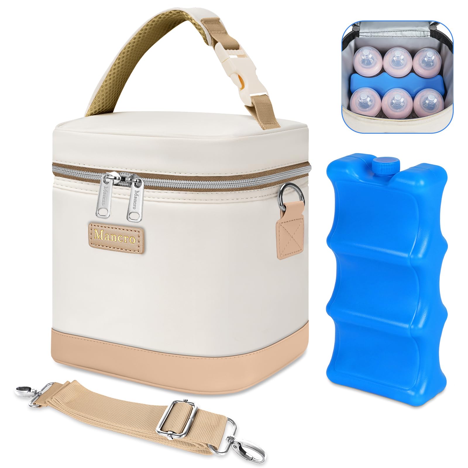 Mancro bottle tote bag