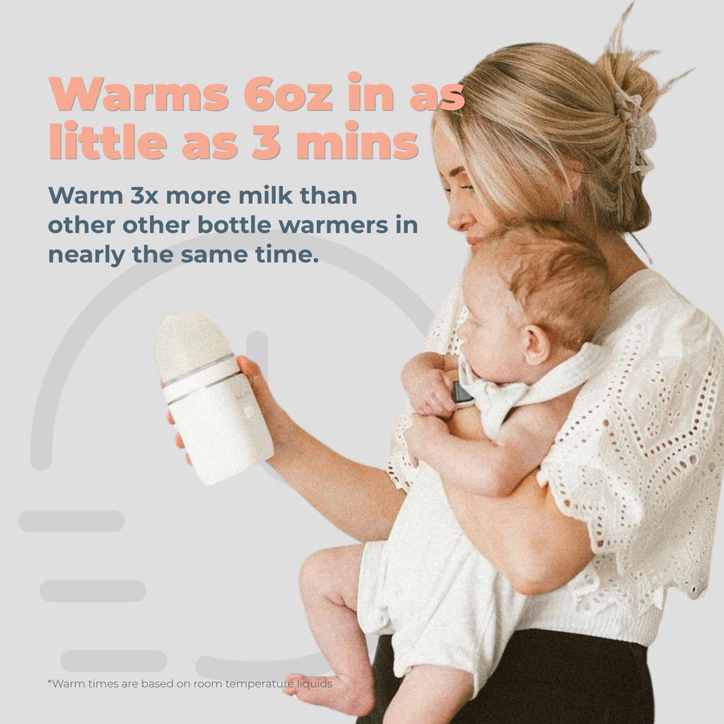 Portable Rechargeable Baby Bottle Warmer for Breast Milk & Formula
