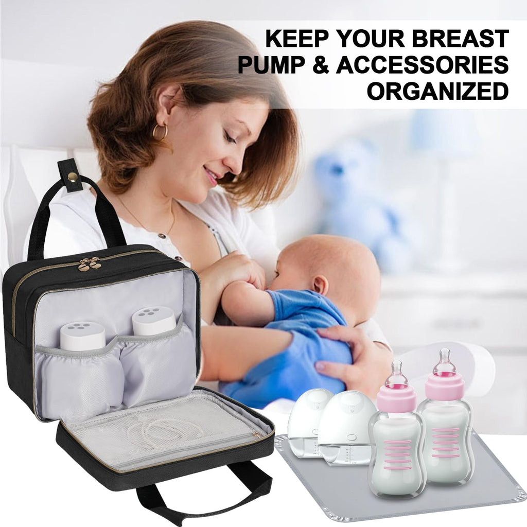 Wearable Breast Pump Bag, Breastmilk Cooler Bag, Pumping Carrying Case