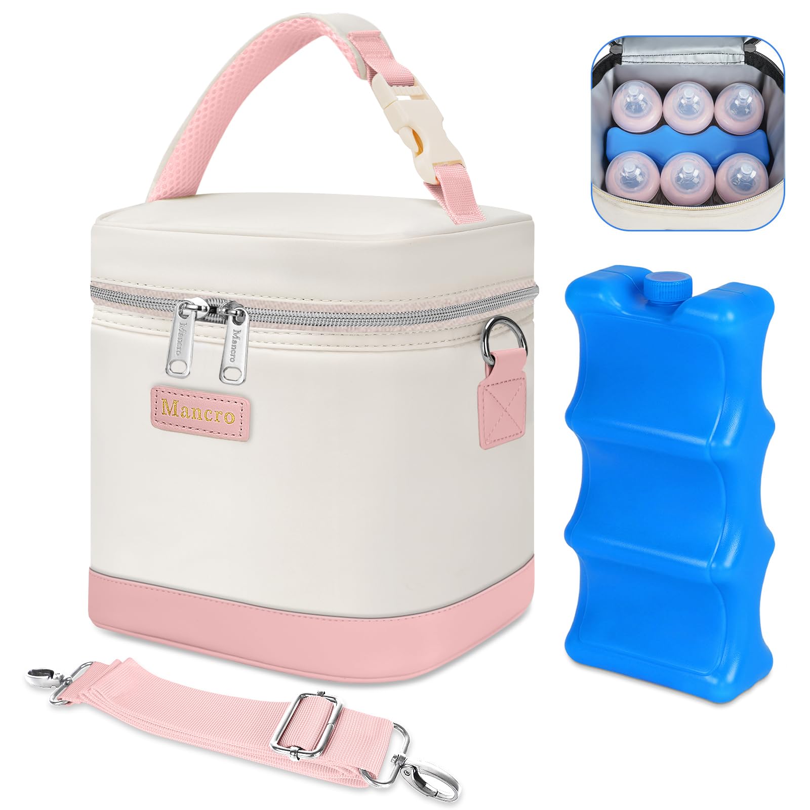Mancro bottle tote bag