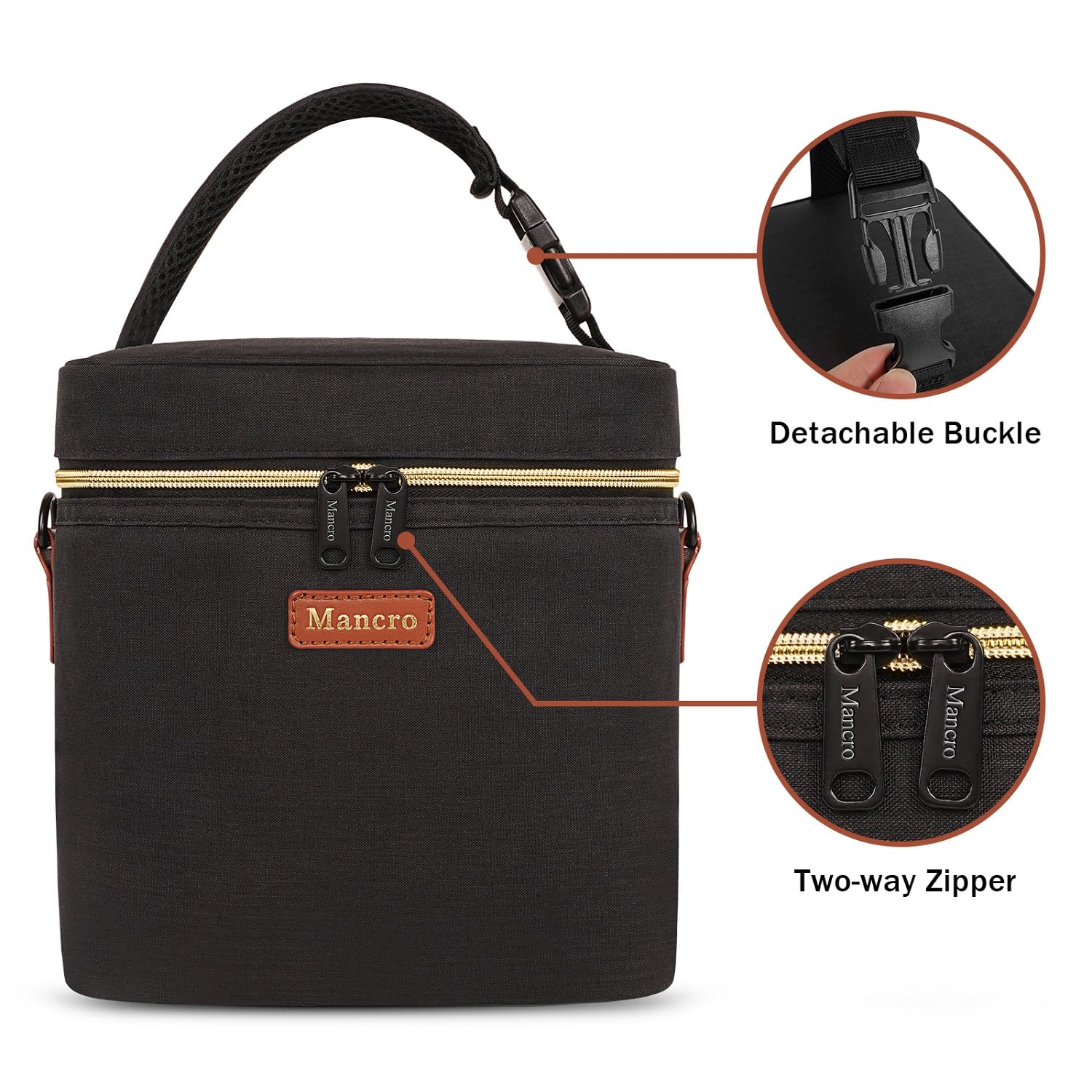 Mancro bottle tote bag