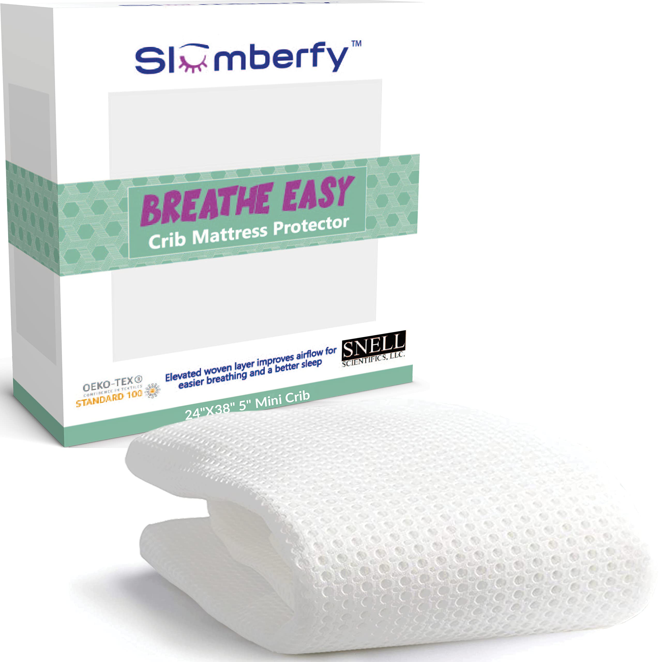 Waterproof Hypoallergenic Crib Mattress Protector for Babies & Toddlers