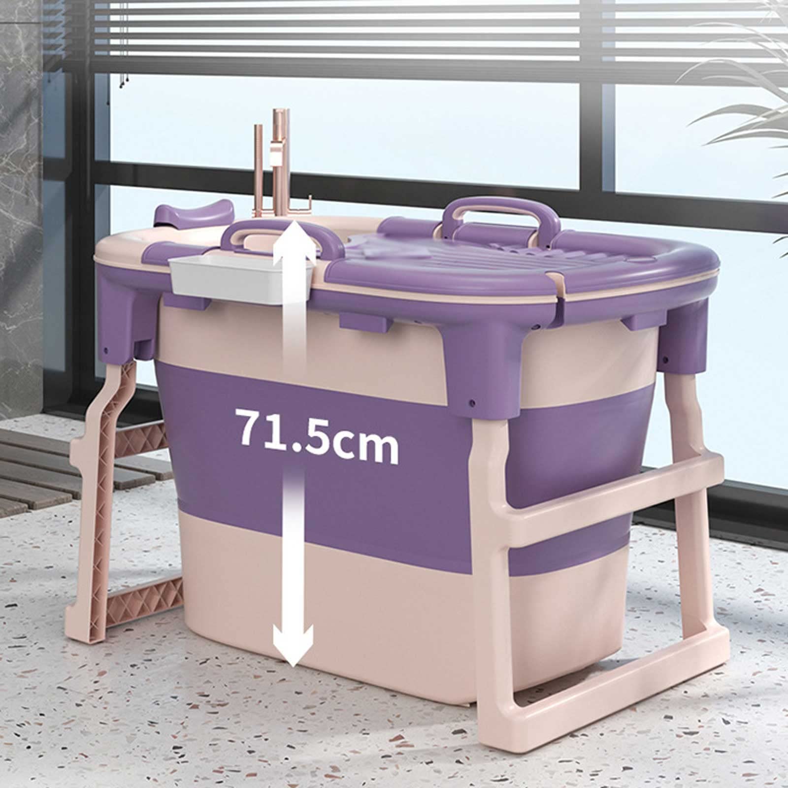 Foldable Portable Baby Bath Tub with Insulated Cover