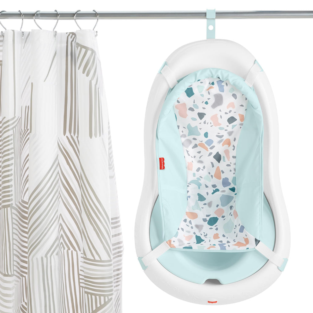 4-in-1 Baby Bathtub with Removable Infant Sling & Support Seat